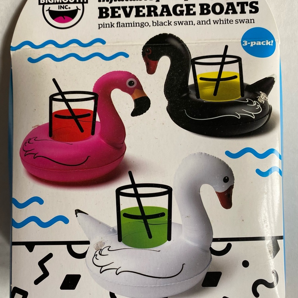 Pool float for beverage
